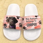 Custom Pet Photo Dog Lover Gifts - Personalized Slide Sandals