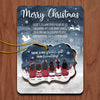To My Besties Here’s To Another Year Of Us - Personalized Christmas Wooden Card With Pop Out Ornament - Gift For Bestie, Best Friend, Sister, Birthday Gift For Bestie And Friend, Christmas Gift