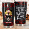 Princess By Day Witch By Night - Personalized Tumbler - Gift For Yourself, Halloween Gift