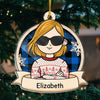 Cool Kids Celebrate Christmas - Personalized Custom Acrylic Shaped Christmas Ornament - Gift For Family, Christmas Gift