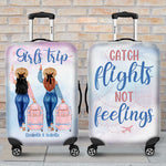 Custom Name Girls Trip Gifts for Women - Personalized Luggage Cover