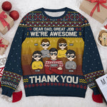 Custom Name Funny Christmas Gifts for Dad - Personalized Sweatshirt