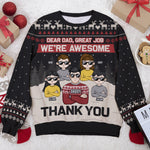 Custom Name Christmas Gifts for Dad - Personalized Sweatshirt