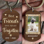 Custom Pet Photo Memorial Dog Gifts - Personalized Keychain