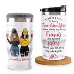 Custom Name Best Friend Sister Gifts - Personalized Can Cooler