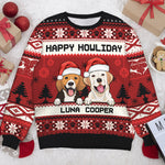 Custom Name Christmas Dog Gifts for Dog Lovers - Personalized Sweatshirt
