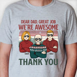 Custom Name Thank You Dad Family Gifts - Personalized Apparel