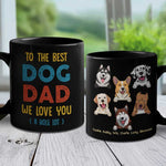 Custom Name Dog Dad Gifts for Dog Lovers - Personalized Mugs