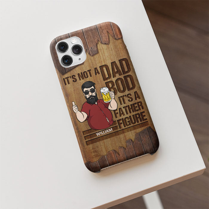Custom Name Funny Dad Bod Gifts for Fathers - Personalized Phone Case