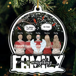Custom Name Memorial Family Christmas Gifts - Personalized Ornament