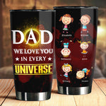 Custom Name Dad Love Gifts for Fathers - Personalized Tumbler