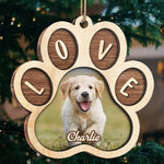 Custom Pet Photo Love Gifts for Dog Lovers - Personalized Ornament