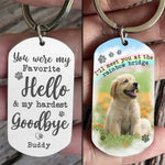 Custom Photo Favorite Hello Pet Memorial Gifts - Personalized Keychain