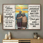Custom Name Romantic Couple Keepsake Decor - Personalized Poster