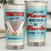 Making Memories With You Is My Favorite Thing To Do - Personalized Tumbler - Gift For Couple, Husband Wife, Anniversary, Engagement, Wedding, Marriage Gift