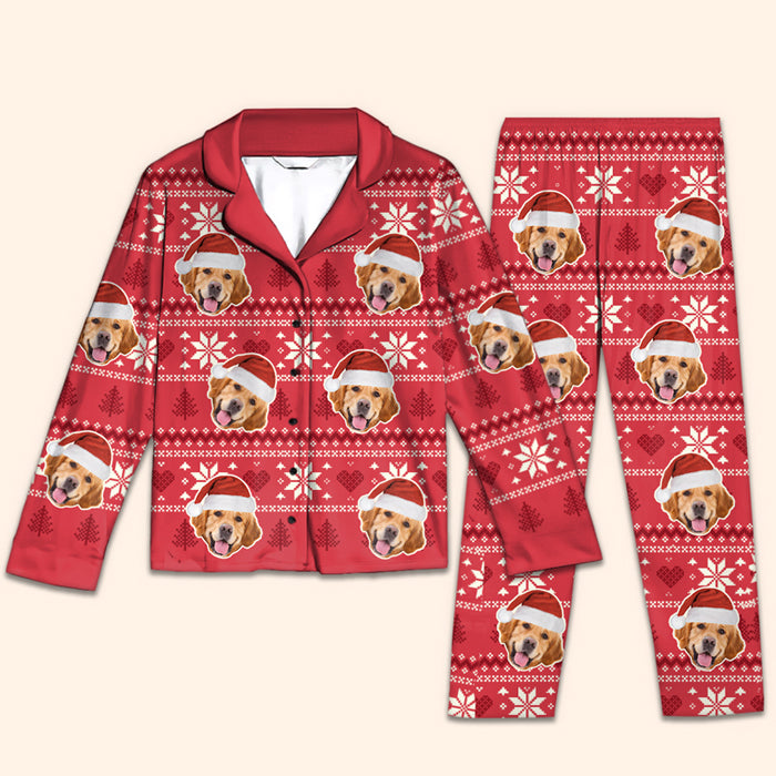 Custom Pet Photo Christmas Gifts for Dog Lovers - Personalized Pajamas