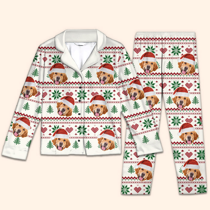 Custom Pet Photo Christmas Gifts for Dog Lovers - Personalized Pajamas