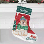 Custom Name Dog Christmas Gifts - Personalized Christmas Stocking