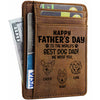 Best Dog Dad - Personalized Card Wallet - Gift For Dad, Gift For Father's Day