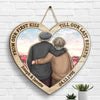 Till Our First Kiss Heart Shape Season - Personalized Shaped Wood Sign - Gift For Couples, Husband Wife