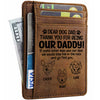 I'd Bite Him In The Nuts - Personalized Card Wallet - Gift For Dad, Gift For Father's Day