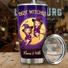 We Go Together Like Drunk And Disorderly - Personalized Witch Tumbler - Gift For Witches, Bestie, Best Friend, Sister, Birthday Gift For Bestie And Friend, Halloween Gift