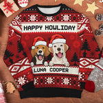 Custom Name Christmas Dog Gifts for Dog Lovers - Personalized Sweatshirt