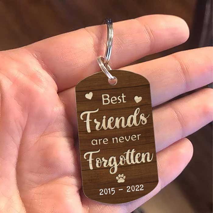 Custom Pet Photo Memorial Dog Gifts - Personalized Keychain