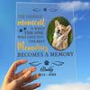 You Gave Me The Best Memories - Personalized Acrylic Plaque - Upload Image,  Memorial Gift, Sympathy Gift