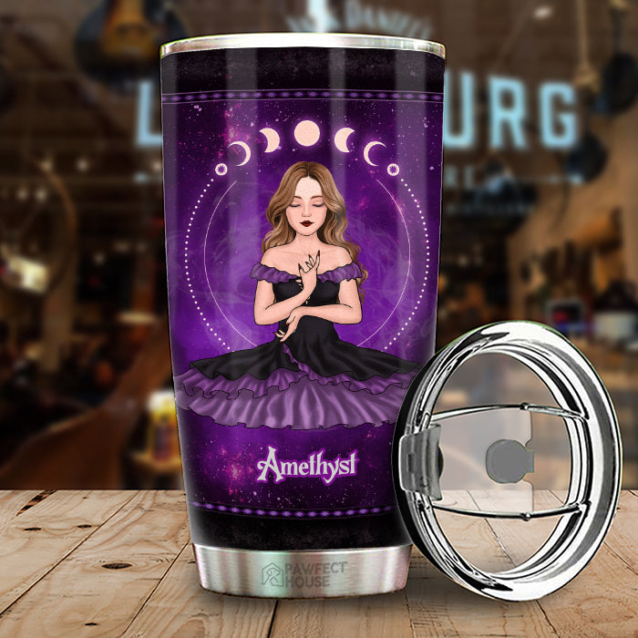 As Above So Below As The Body So The Soul - Personalized Witch Tumbler - Gift For Witches, Gift For Yourself, Halloween Gift