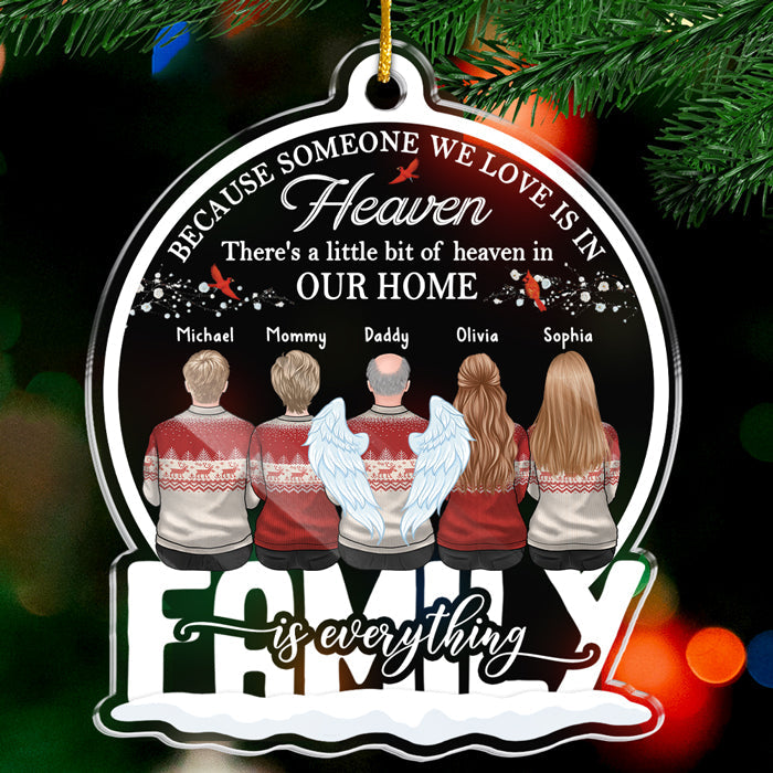 Custom Name Christmas Memorial Family Gifts - Personalized Ornament