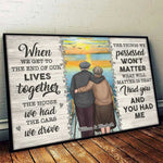 Custom Name Romantic Couple Keepsake Decor - Personalized Poster