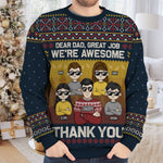 Custom Name Funny Christmas Gifts for Dad - Personalized Sweatshirt