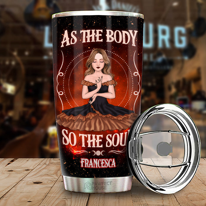 Custom Name As Above So Below Witchy Gifts - Personalized Tumbler