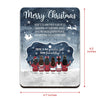 To My Besties Here’s To Another Year Of Us - Personalized Christmas Wooden Card With Pop Out Ornament - Gift For Bestie, Best Friend, Sister, Birthday Gift For Bestie And Friend, Christmas Gift