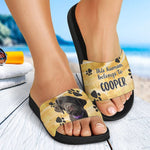 Custom Pet Photo Dog Lover Gifts - Personalized Slide Sandals