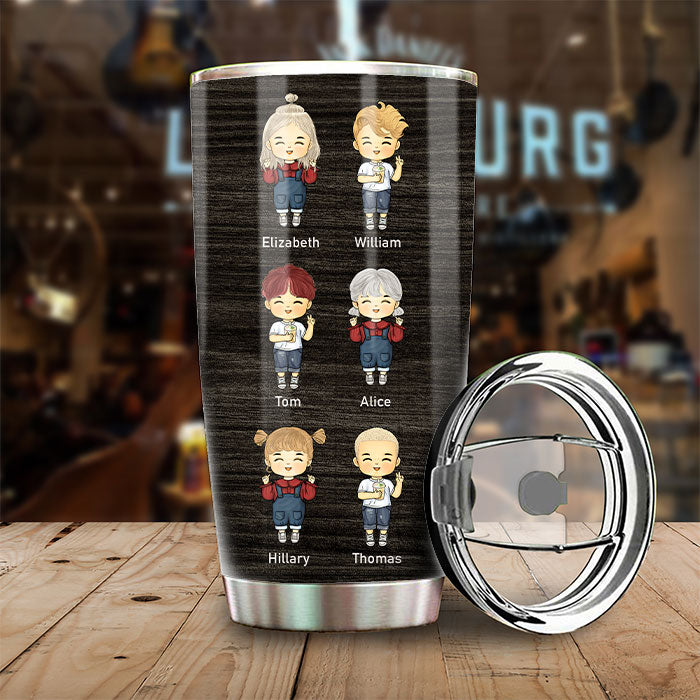 Dad Grandpa The Myth The Legend - Gift For Dad, Grandpa - Personalized Tumbler