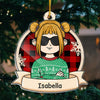 Cool Kids Celebrate Christmas - Personalized Custom Acrylic Shaped Christmas Ornament - Gift For Family, Christmas Gift
