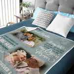 Custom Couple Photo Love Gifts - Personalized Blanket