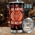 Custom Name As Above So Below Witchy Gifts - Personalized Tumbler