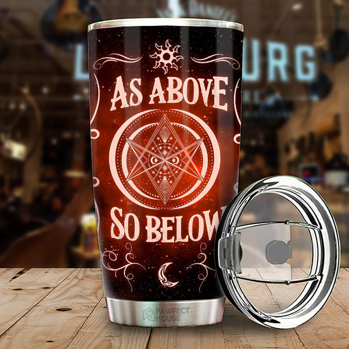 As The Body So The Soul - Personalized Witch Tumbler - Gift For Witches, Gift For Yourself, Halloween Gift