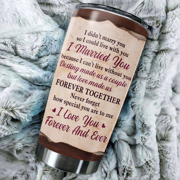 Custom Name Romantic Couple Gifts - Personalized Tumbler