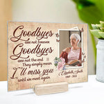 Custom Photo Memorial Gifts for Loved Ones - Personalized Acrylic Plaque