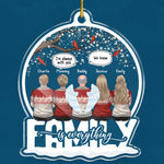 Custom Name Memorial Family Christmas Gifts - Personalized Ornament