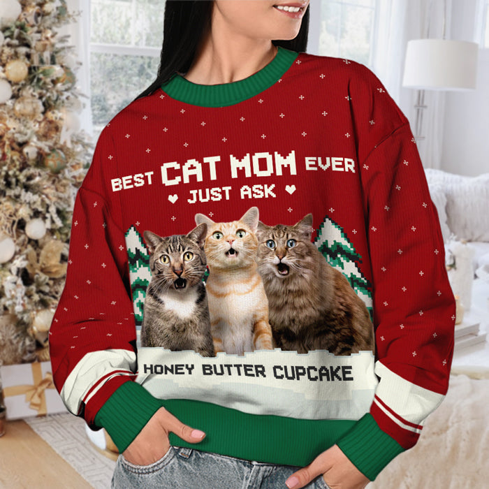 Cat Mom Christmas Gifts for Women - Sweatshirt