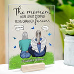 Custom Name Memorial Angel Gifts - Personalized Acrylic Plaque