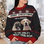 Custom Dog Name Christmas Gifts for Dog Dads - Personalized Sweatshirt
