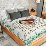 Custom Photo Romantic Couple Gifts - Personalized Blanket
