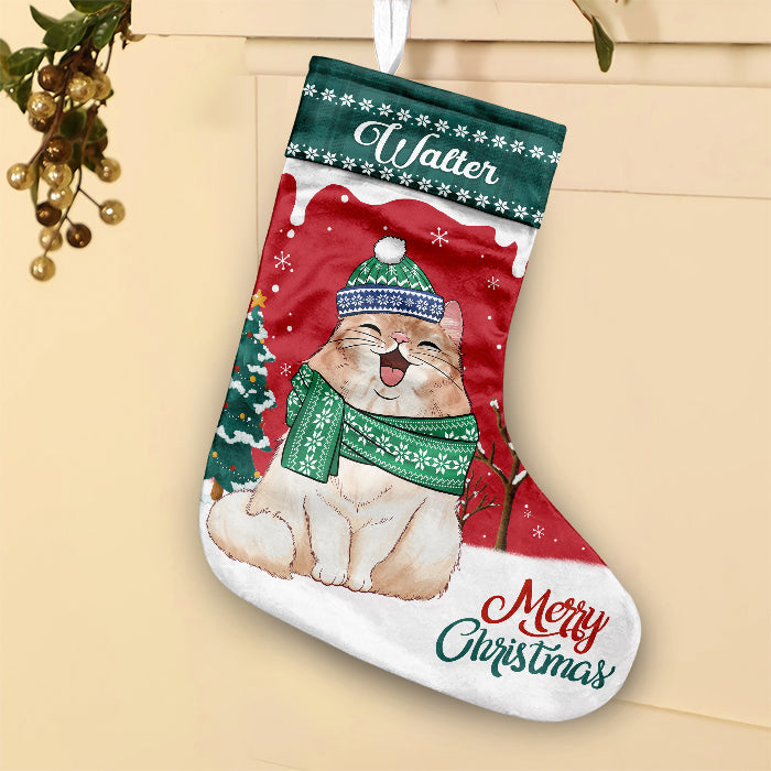 Custom Name Dog Christmas Gifts - Personalized Christmas Stocking