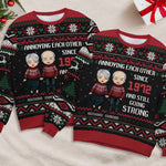 Custom Name Funny Christmas Gifts for Couples - Personalized Sweatshirt